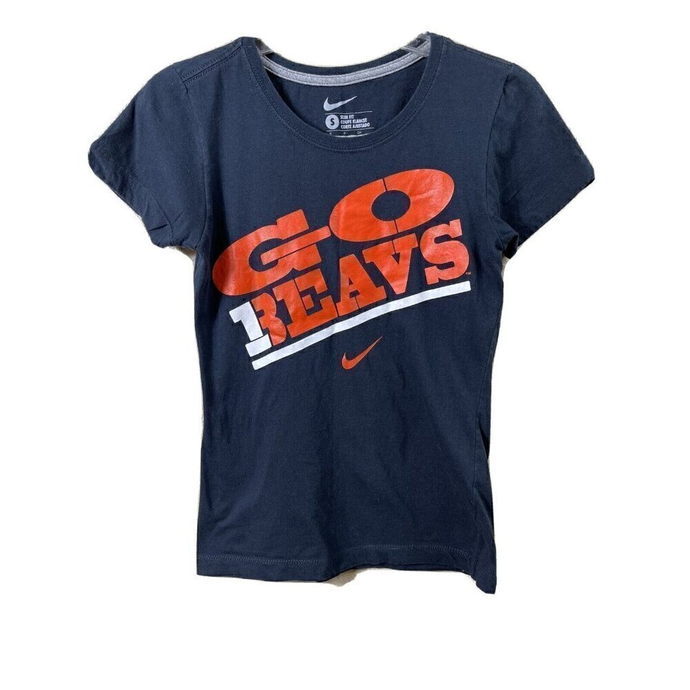 Nike Women's Oregon State Beavers Go Beavs Slim Fit T Shirt Small Orange Logo
